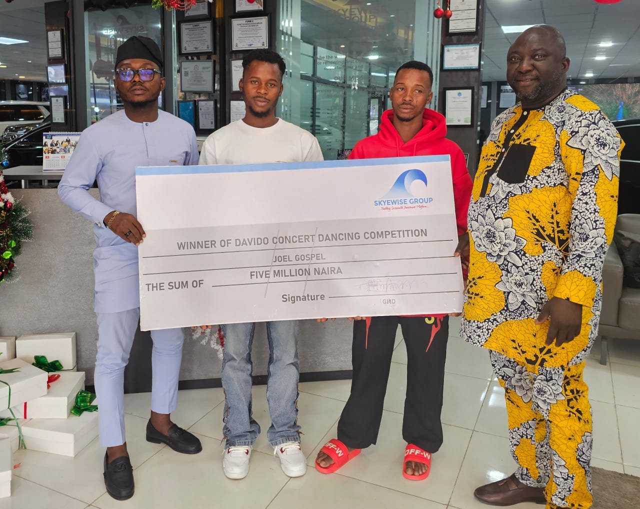 Winners emerge, win cash at Davido's Timeless concert