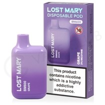 Grape Lost Mary BM600 Disposable Vape