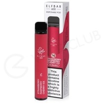 Strawberry Raspberry Cherry Ice Elf Bar Disposable Vape