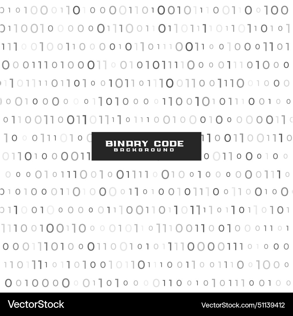 Modern binary code firewall white background Vector Image