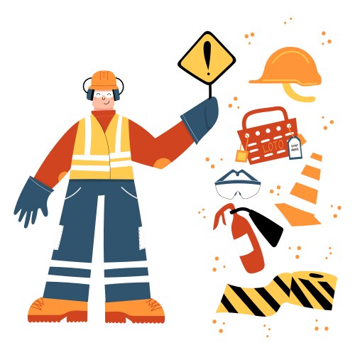 Construction worker Royalty Free Vector Image - VectorStock