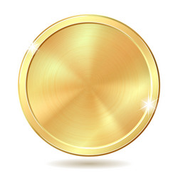 Gold coin Royalty Free Vector Image - VectorStock