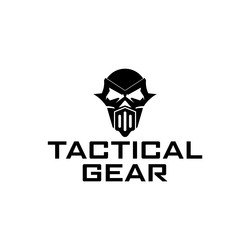 Tactical military skull squadron logo Royalty Free Vector