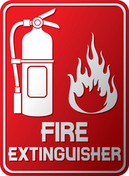 Fire extinguisher Royalty Free Vector Image - VectorStock