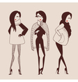 Fashion girls Royalty Free Vector Image - VectorStock