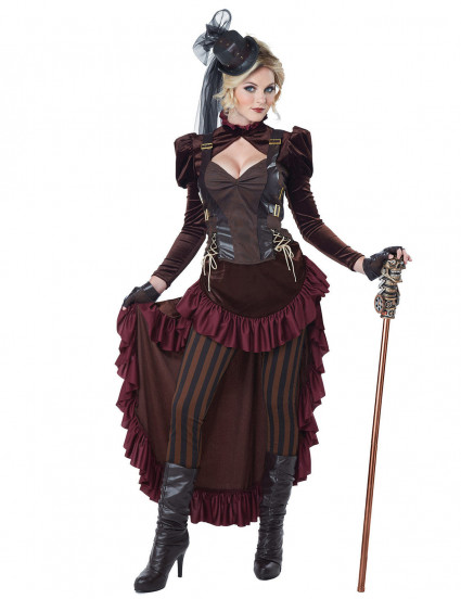 Sexy Kostüm Steampunk Damen 1