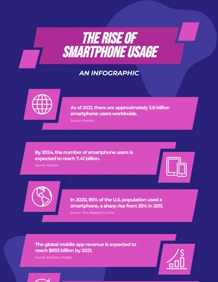 Free  Template: Simple Meteorite Orchid Technology Infographic Template