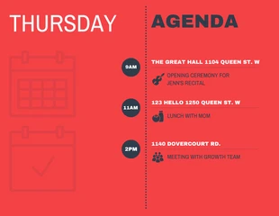 premium  Template: Bold Agenda Infographic Template