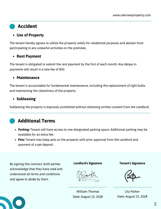 Venue Rental Contract Template - Venngage