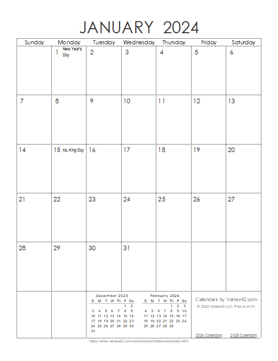 2024 Calendar Templates and Images