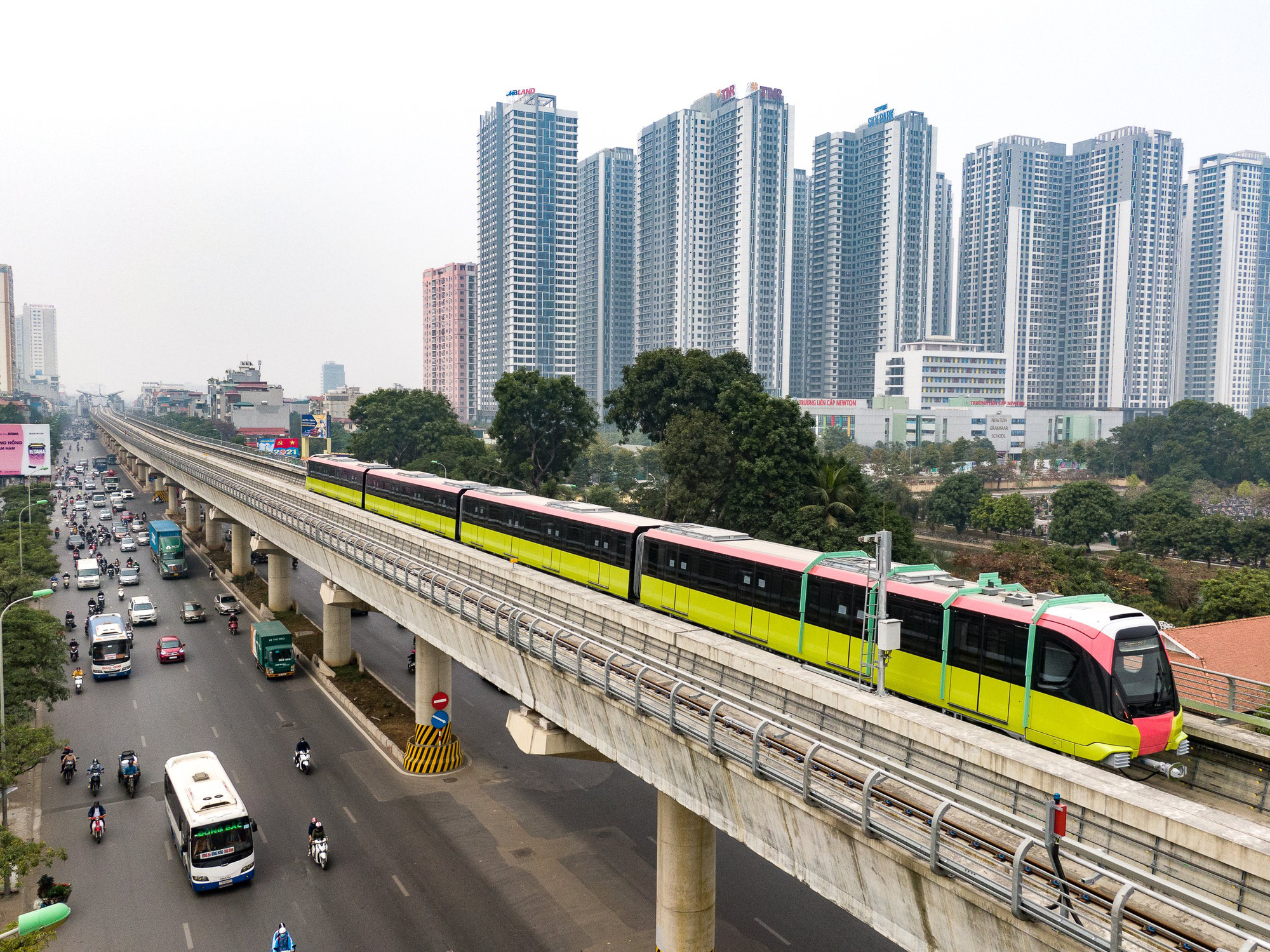 Đường sắt trên cao Nhổn - ga Hà Nội khai thác vào cuối năm 2022 - Ảnh 1.