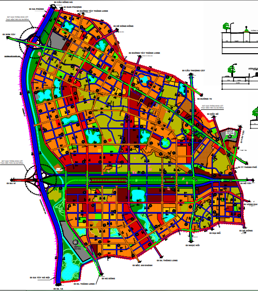 Thiết kế bản đồ quy hoạch giao thông huyện hoài đức Nhằm hoàn thiện hạ tầng phát triển