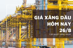 Giá xăng dầu ngày 26/8 tiếp đà tăng do lo ngại căng thẳng ở Trung Đông