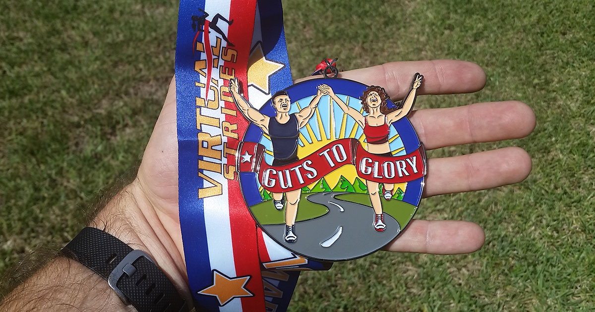 Guts to Glory Virtual Race Medal