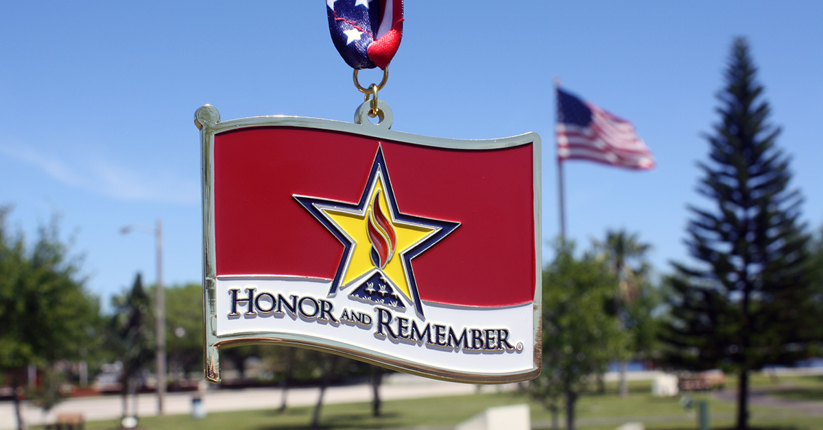 Honor and Remember Virtual Race Medal