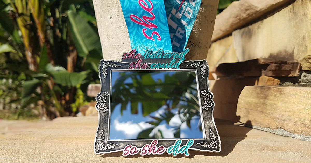 She Believed She Could So She Did Virtual Race Medal