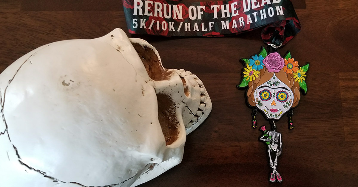 ReRun of the Dead Virtual Race Medal