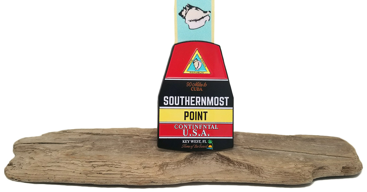 Southernmost Point Virtual Race Medal