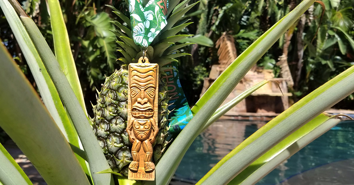 Tiki Run Virtual Race Medal