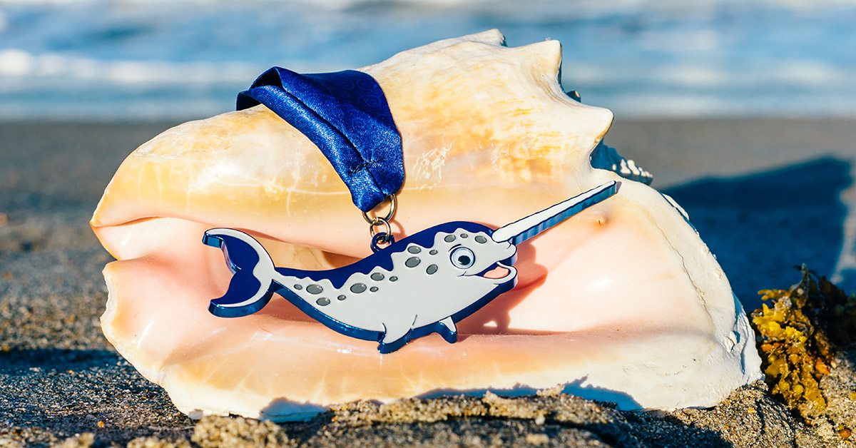 Unicorn of the Sea Virtual Race Medal