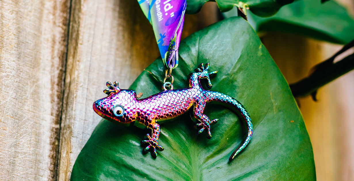 Glorious Gecko Virtual Race Medal