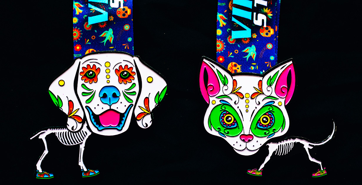 Run of the Pets Virtual Race Medals