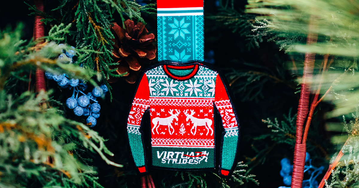 Ugly Sweater Virtual Race Medal