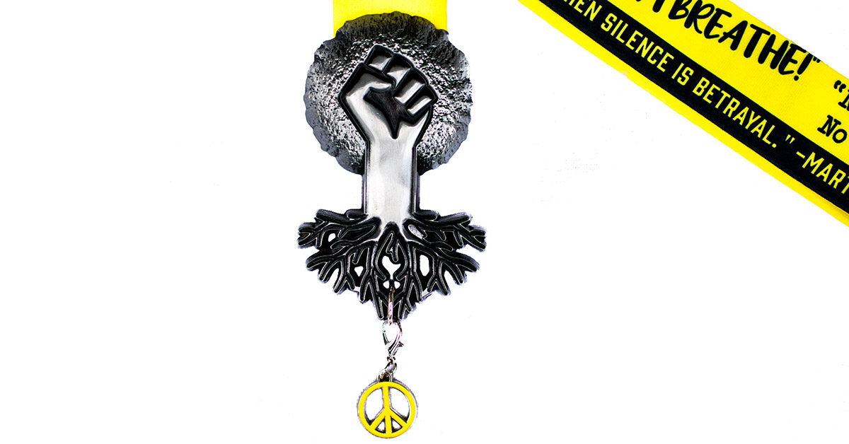 Black Lives Matter Virtual Race Medal