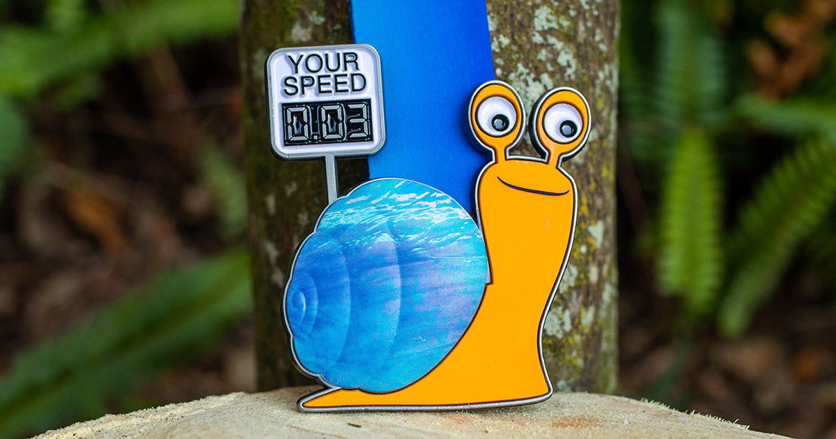 Snail's Pace Virtual Race Medal