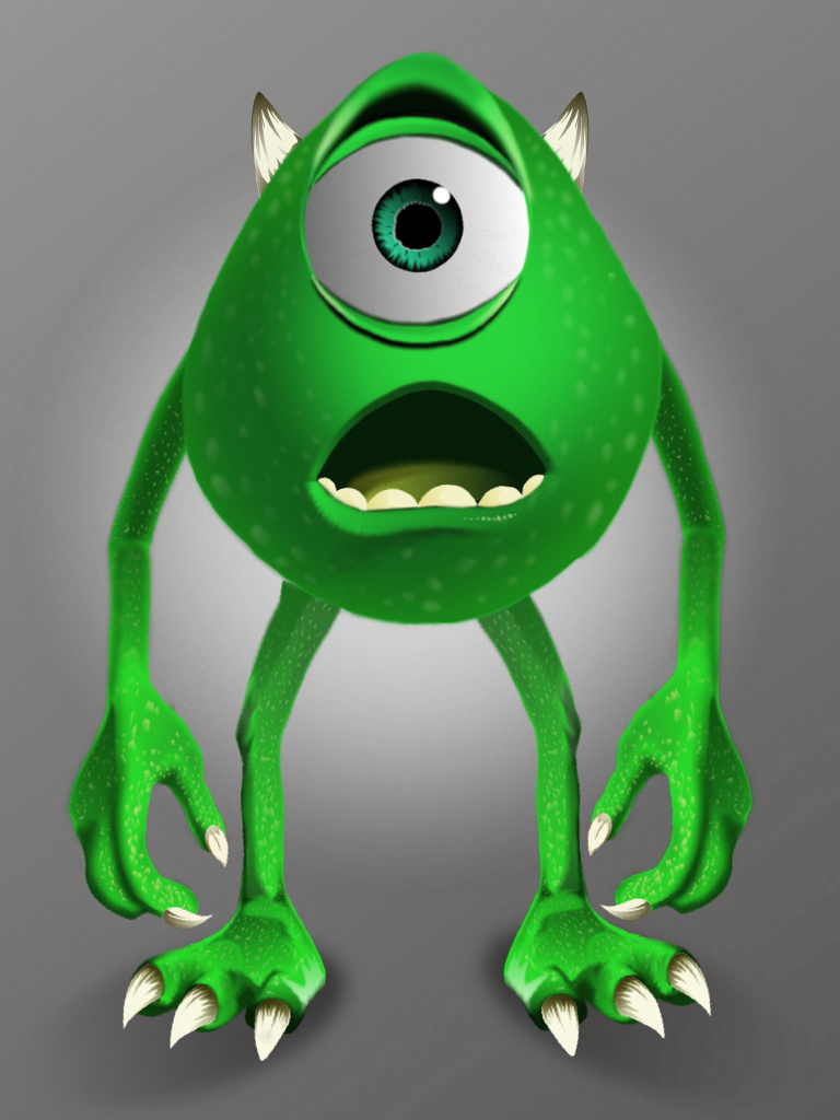 Wall E Mike Wazowski