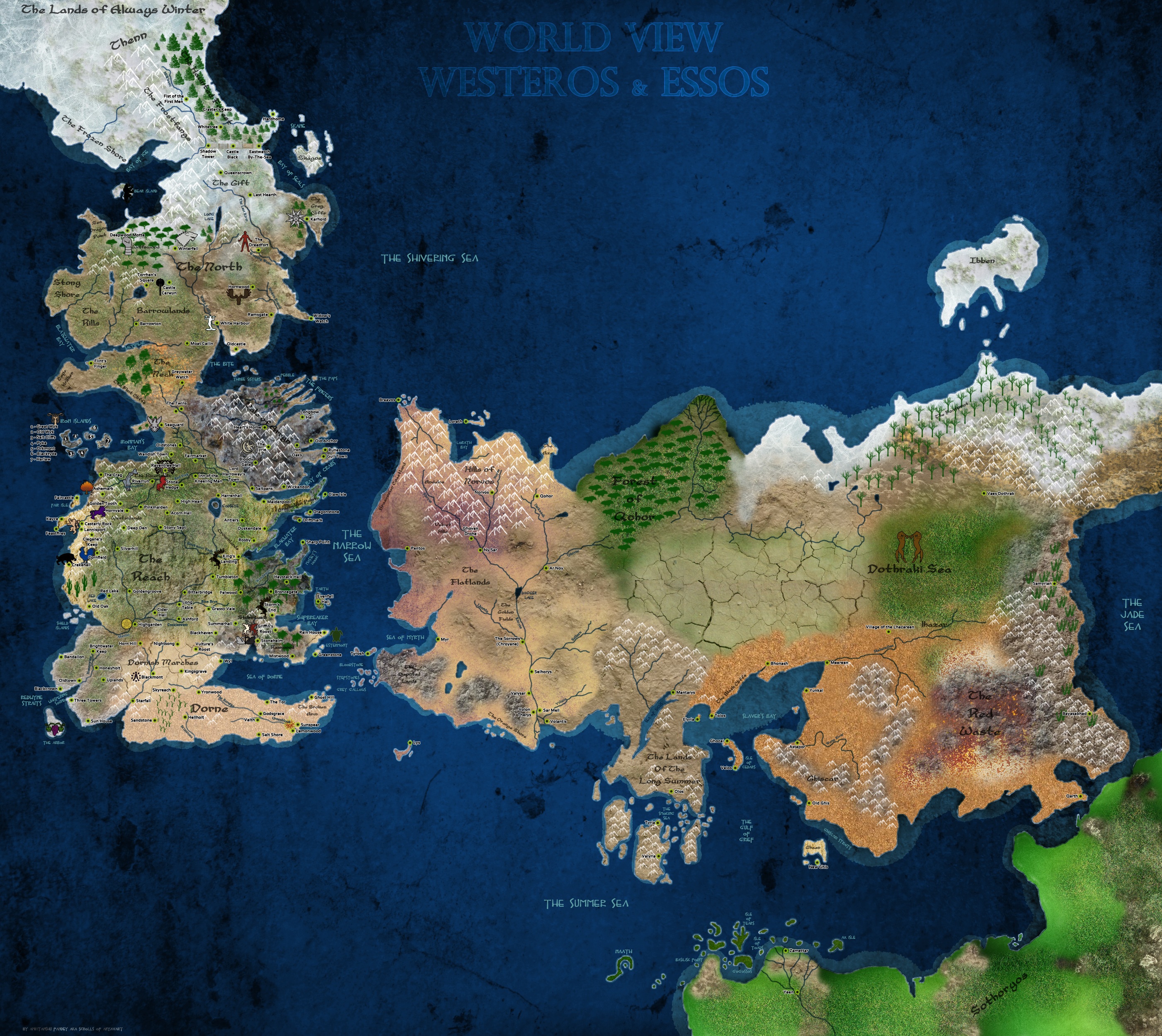 Game Of Thrones Map Houses