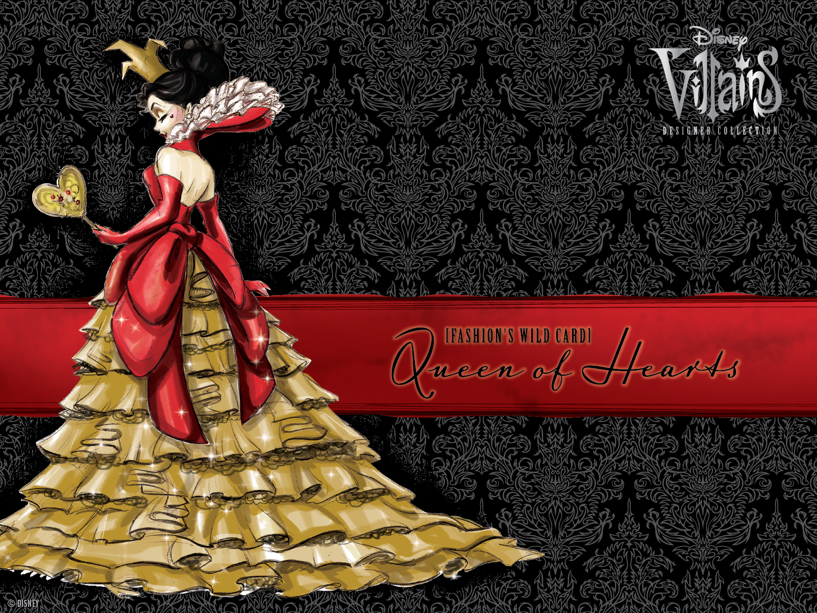 Free Download Designer Disney Villains Queen Of Hearts For Disney Sake Pixar Too 1601x11 For Your Desktop Mobile Tablet Explore 45 Queen Of Hearts Wallpaper Queen Of Hearts Wallpaper