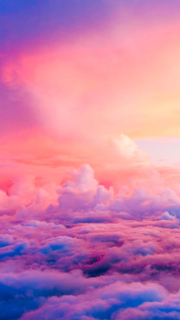 Phone Wallpaper Pink Sky - technology