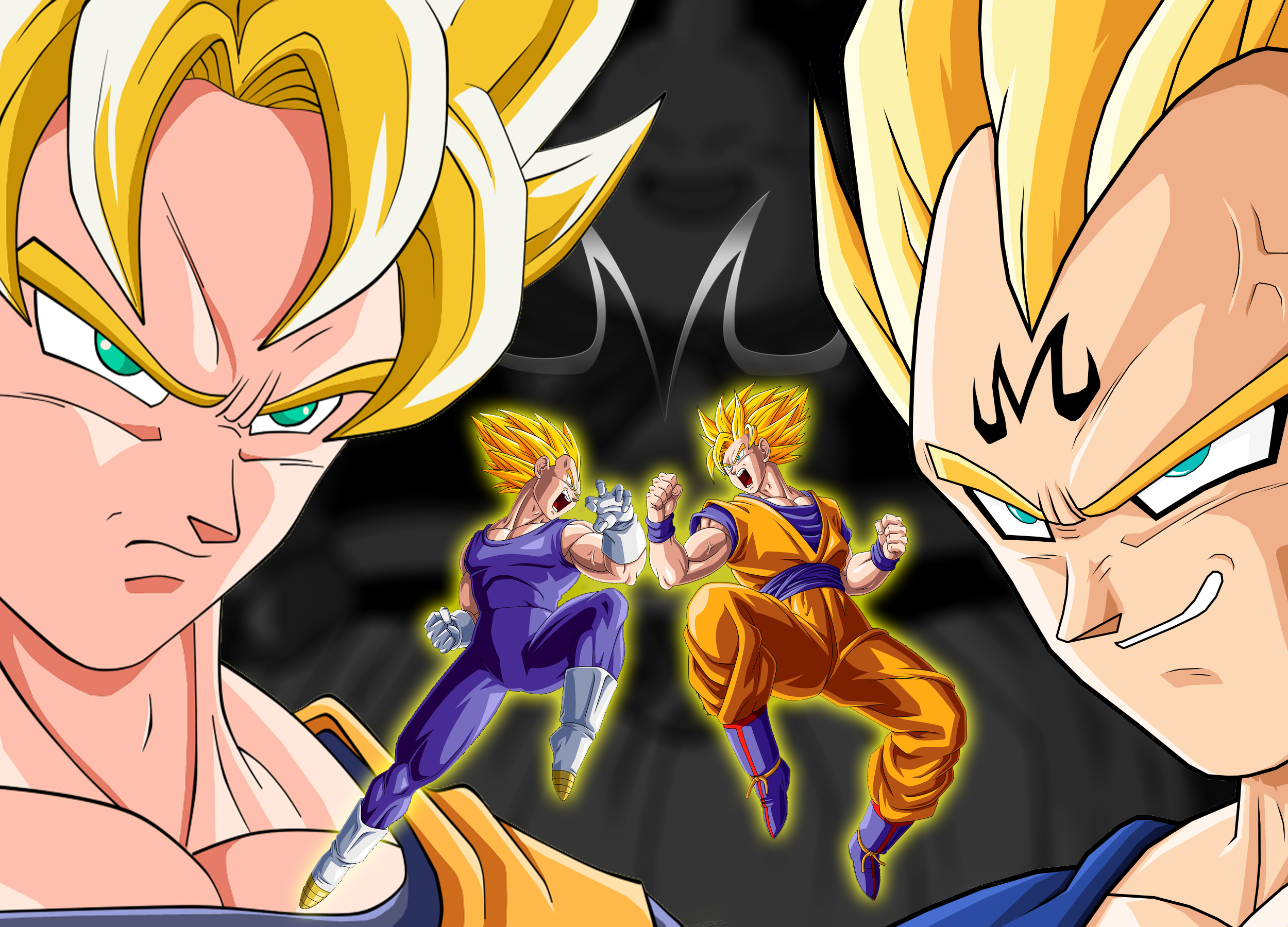 Goku Y Vegeta Personagens De Anime Desenhos De Anime Desenho De Anime ...