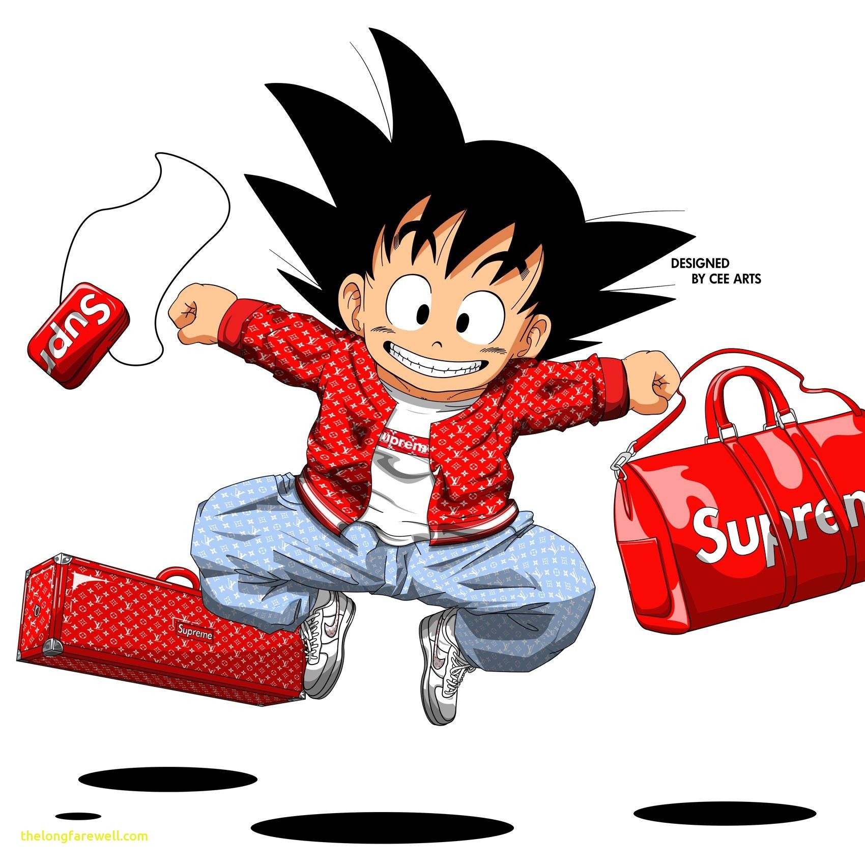 Download Cartoon Supreme Clothing Kid Goku Wallpaper | atelier-yuwa.ciao.jp