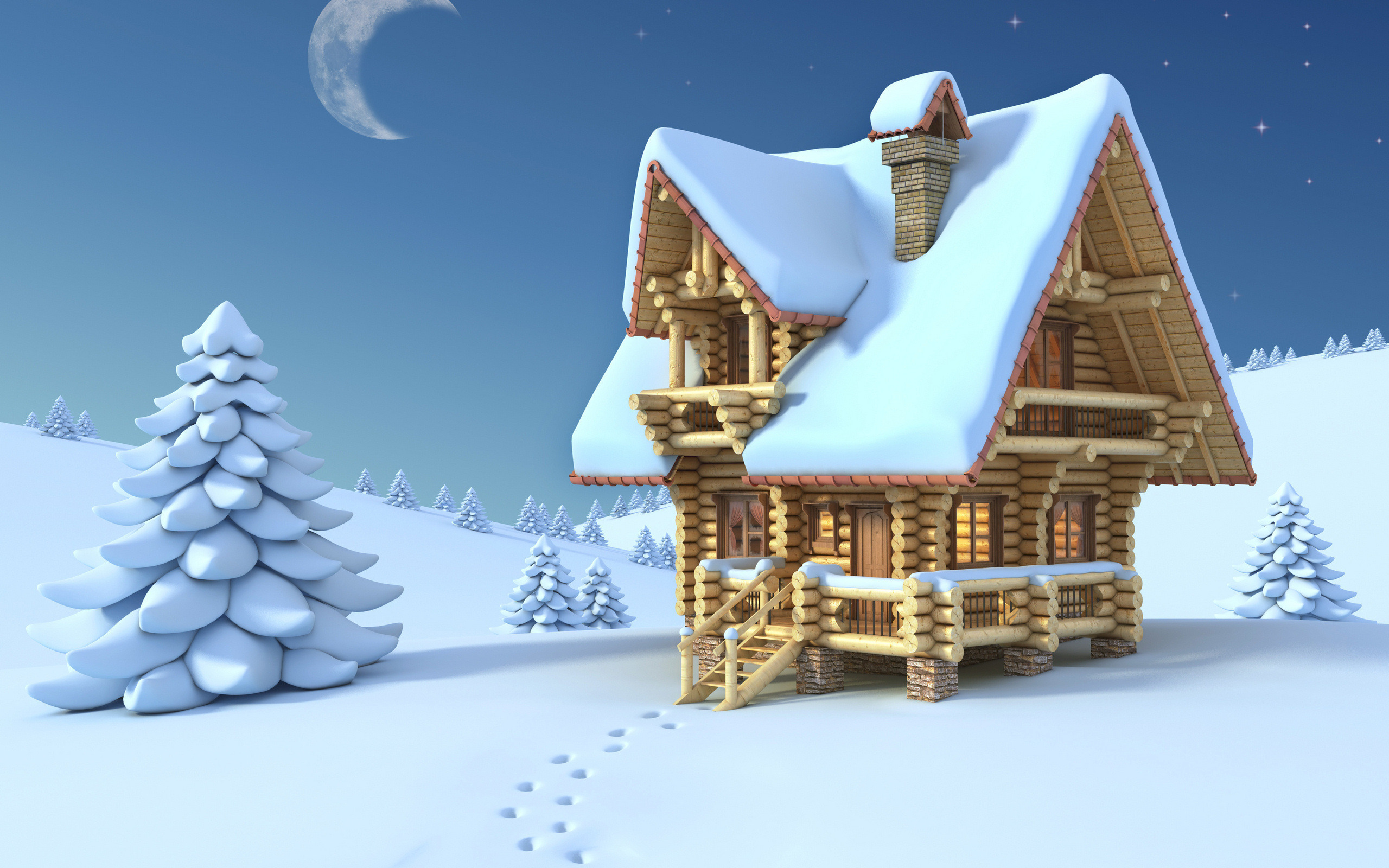 Free download Cartoon Winter Images wallpaper wallpaper hd [2560x1600 ...