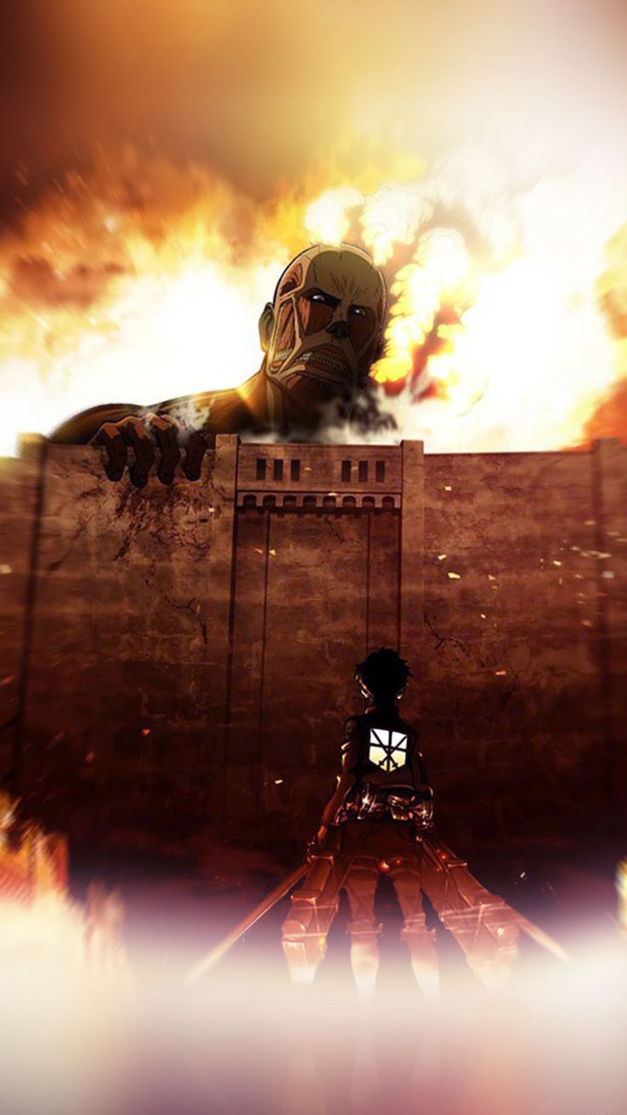 🔥 Download Attack On Titan iPhone Wallpaper Top by @patriciam92 ...