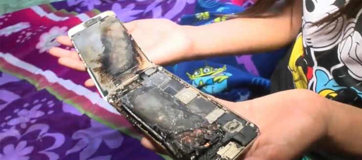 iPhone 6 explodes in minor’s hands