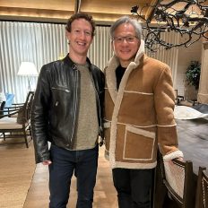 Mark Zuckerberg Meets With NVIDIA's CEO Jensen Huang, Performing An Iconic Jersey Swap 1