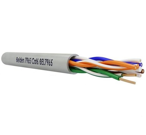 Belden Belden CAT6 UTP Kabel 4X2XAWG23 7965E Grijs Doos 100m