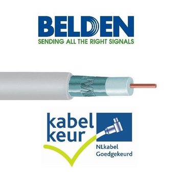 Belden Belden H125D00 coax DuoBond+ wit