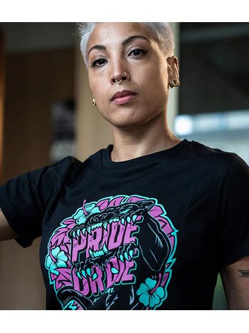 Pride or Die PRiDEorDiE Womens T-Shirt "Stay Hungry" Black