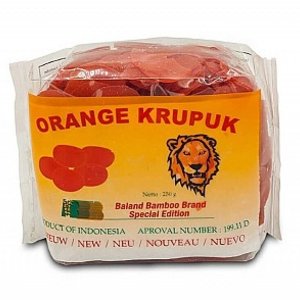 Baland Bamboo brand Baland Bamboo brand Baland Krupuk Udang Oranje, 250g