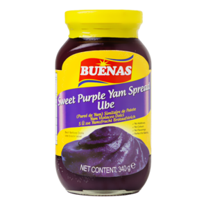 Buenas Sweet Purple Yam Spread (Ube), 340g