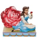 Disney Traditions Belle with Clear Resin Rose