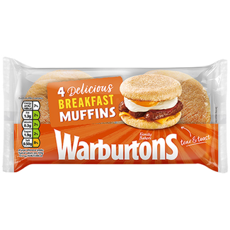 Warburtons Warburtons English Breakfast Muffins 4pk