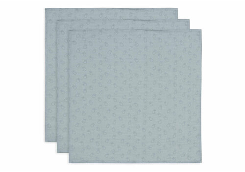 Jollein Jollein Hydrofiel Multi Doek Small 70x70 Miffy Silhouettes Sea Green (3-pack)