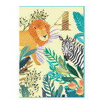 Louise Tiler 4th Birthday Jungle Card