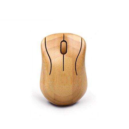 Geeek Wooden Bamboo Keyboard with Mouse