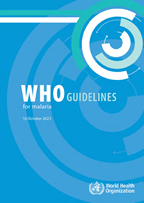 Cover of the WHO guidelines for malaria